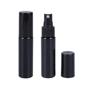 empty plastic black spray bottles 1 oz back plastic perfume bottle round pet fine mist sprayer bottles