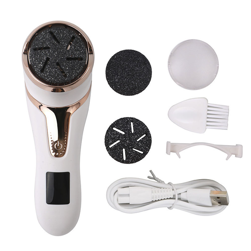 Rechargeable Electric Foot File Electric Pedicure Sander IPX7 Waterproof 2 Speeds Foot Callus Remover Feet Dead Skin Calluses