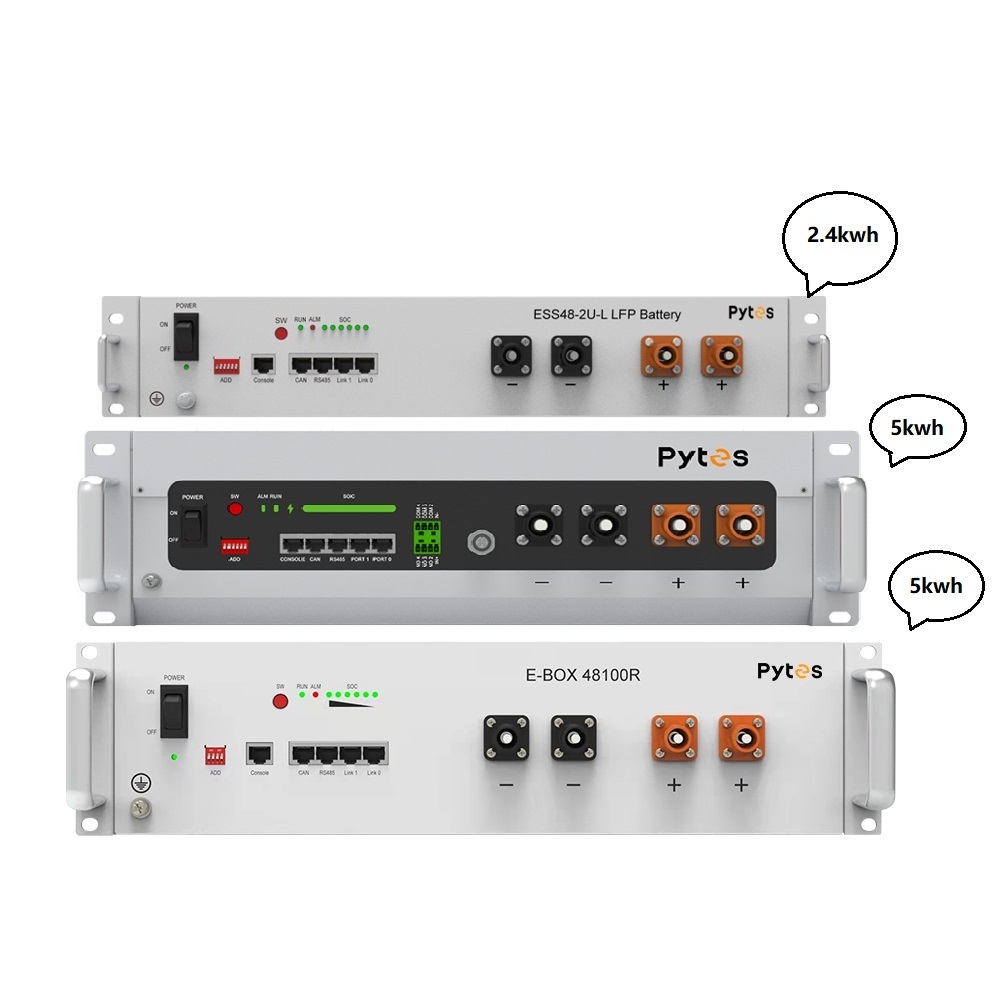 Pytes Lithium Solar Energy Storage Power Wall battery lifepo4 48v 200ah battery 10kwh power 10kwh 50 kwh 48 volt solar battery
