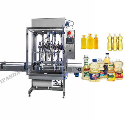 Edible Vegetable Olive Lube Palm Oil Filling And Sealing Machine PET Cooking Oil Bottle Filling Capping Machine Fully Automatic