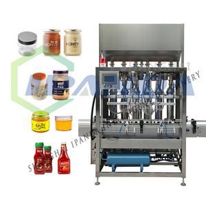 Automatic Vinegar Mushroom Chili Sauce Mayonnaise Jam BBQ Soybean Tomato Paste Ketchup Hot Sauce Honey Sauce Filling Machine