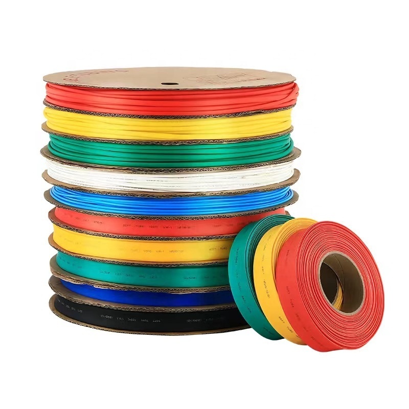 Environmental protection five-color heat shrink tube color shrink insulation sleeve 2 times thermoplastic tube