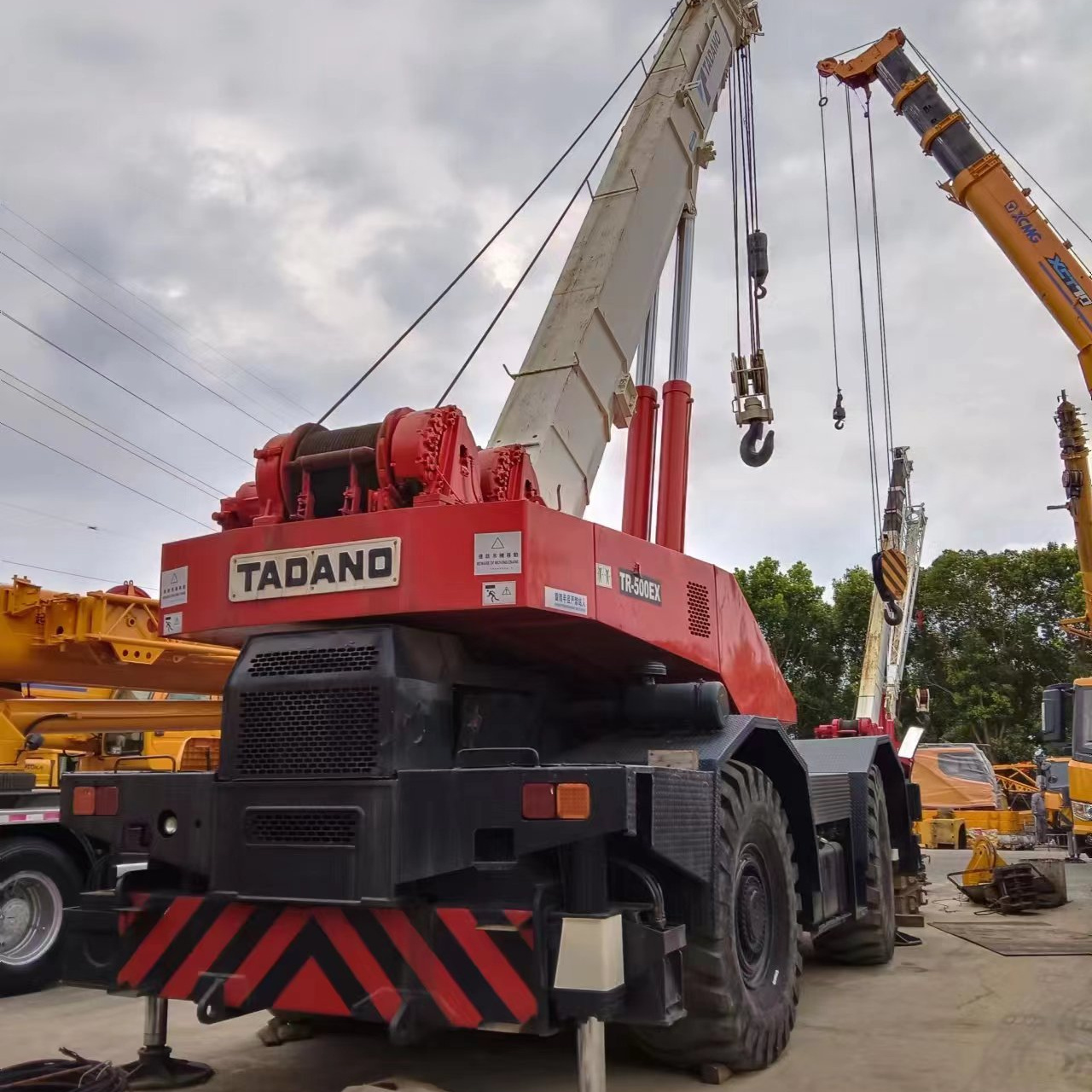 used rough terrain crane TR500EX