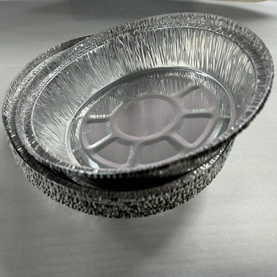 Food Grade Disposable Aluminum Pie Pan Round Foil Baking Trays Aluminum Foil Containers