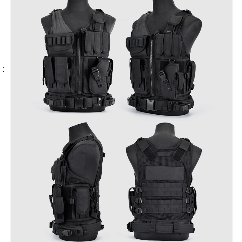 Outdoor Equipment Tactical Vest Mesh Stab Proof Breathable Vest Security Combat Tactical Vest