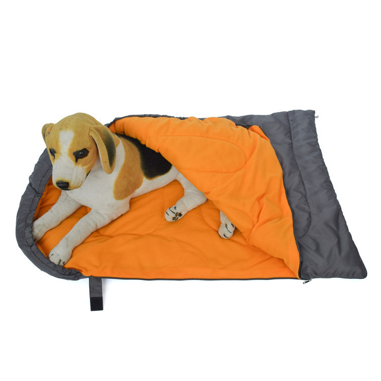 Dog Camping Sleeping Bed Mat Bag for Pet Indoor and Outdoor Travel Hiking Portable Packable Plush Warm Pet sleeping Bag