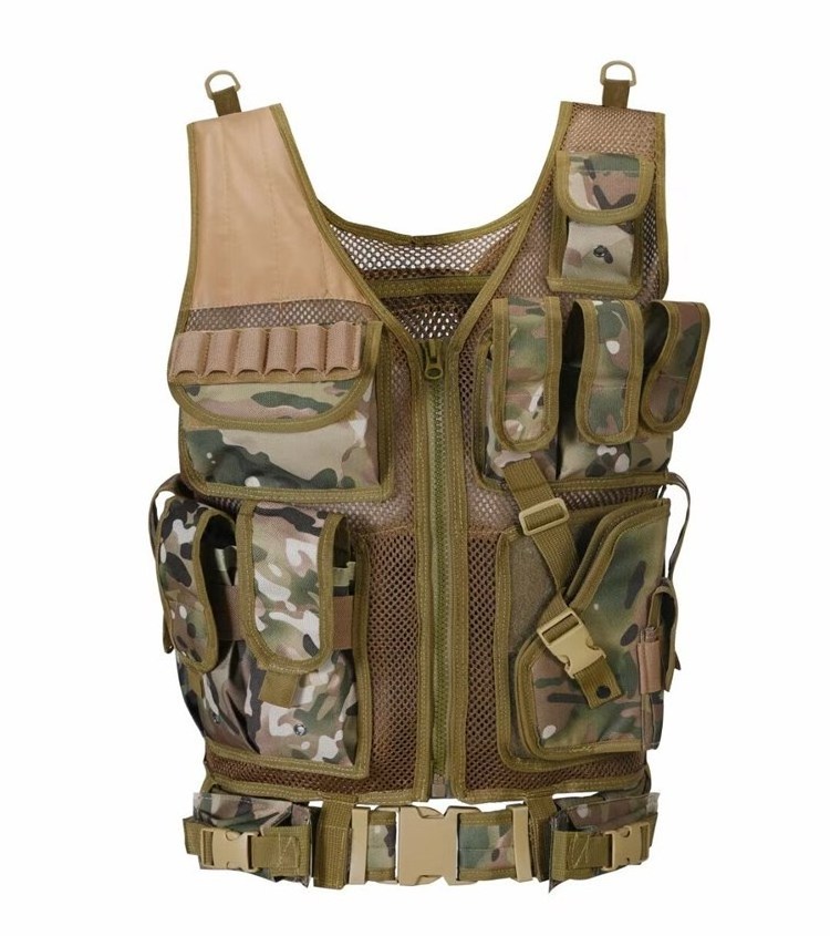 Outdoor Equipment Tactical Vest Mesh Stab Proof Breathable Vest Security Combat Tactical Vest