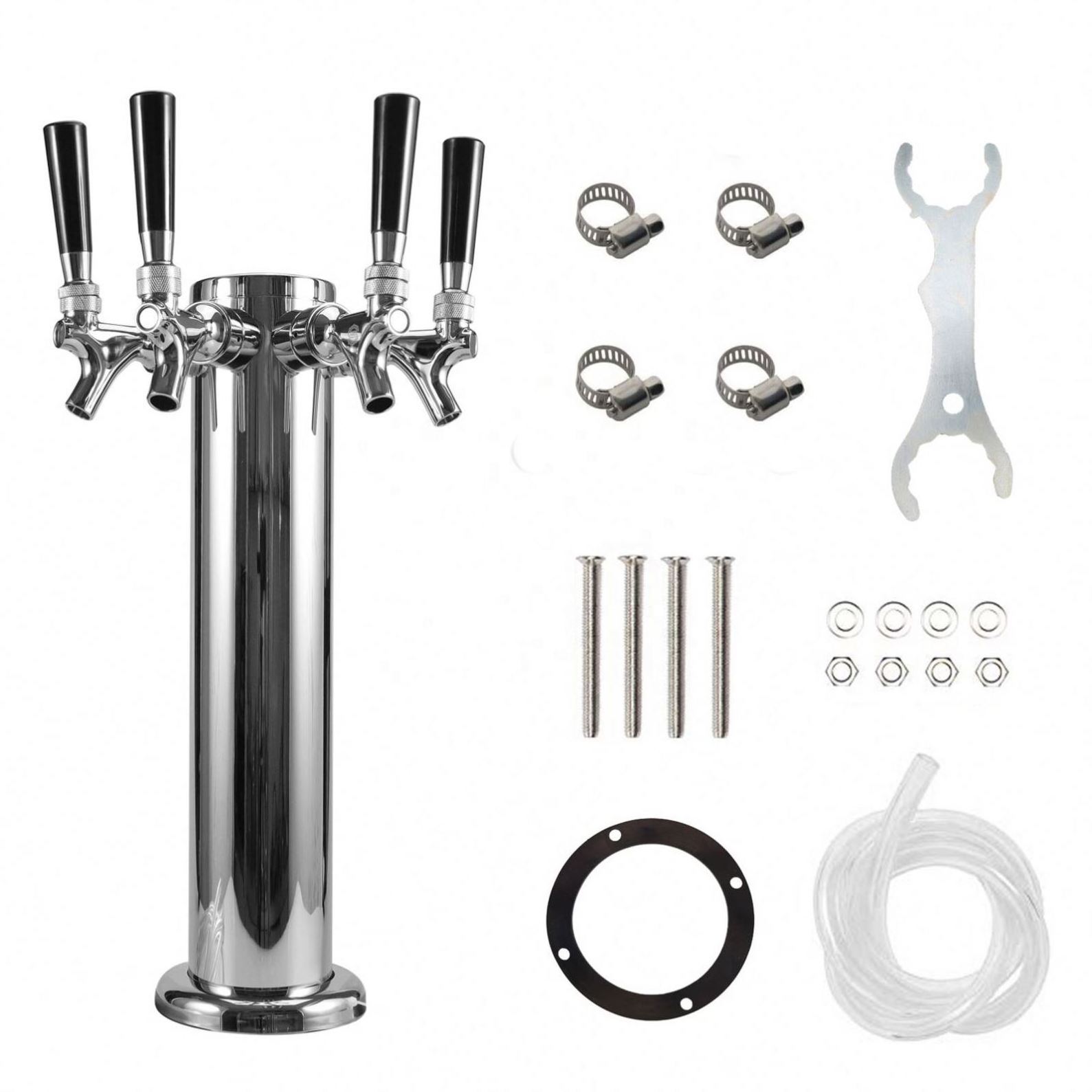 Dual Faucet Draft Beer Tower,3