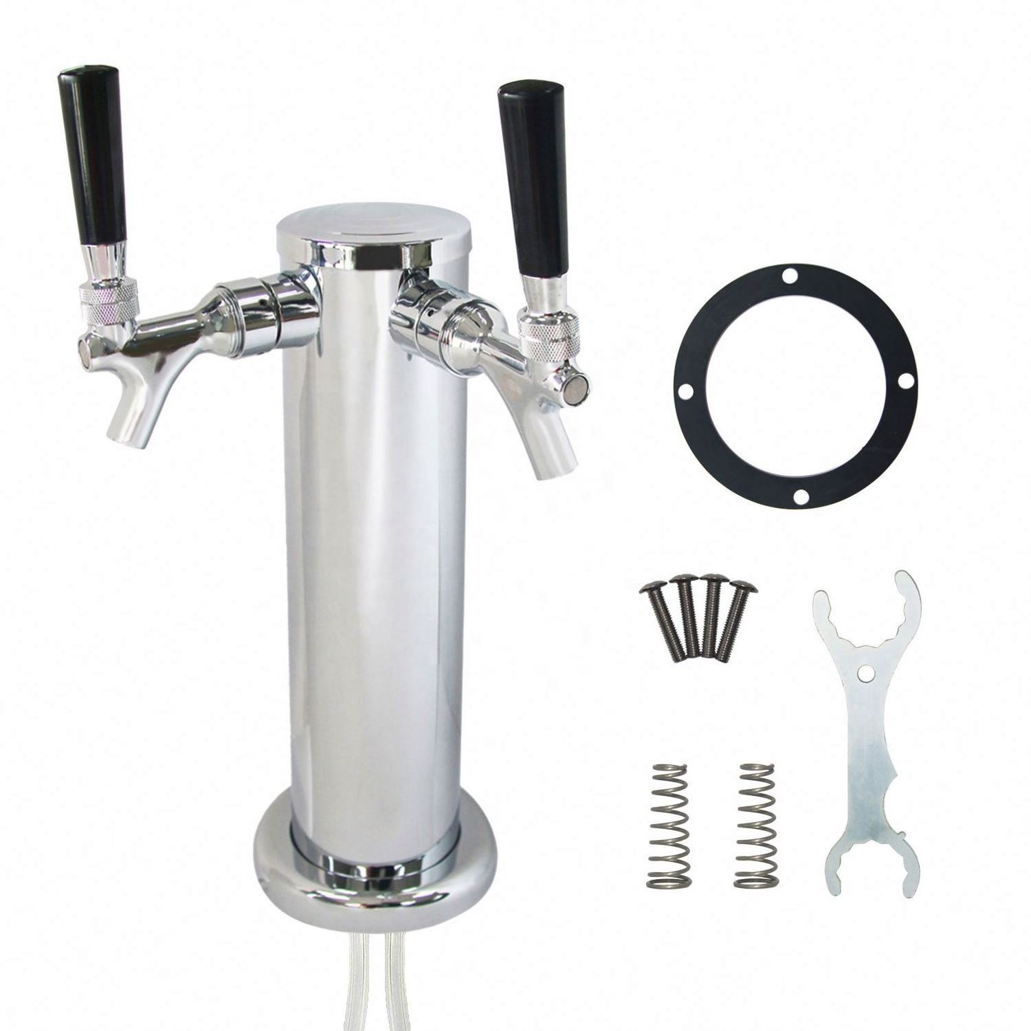 Dual Faucet Draft Beer Tower,3