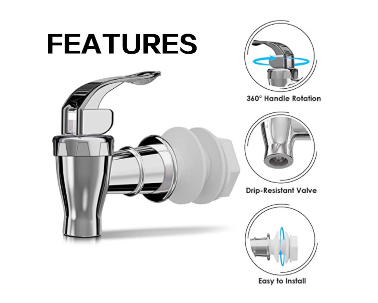 Gheap juice water faucet tap plastic water beverage drum dispenser spigot tap faucet