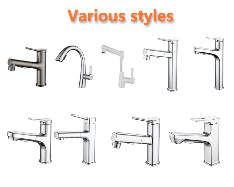 Modern bathroom deck mounted chrome single handle wash water basin sink tap faucet p l out with shower