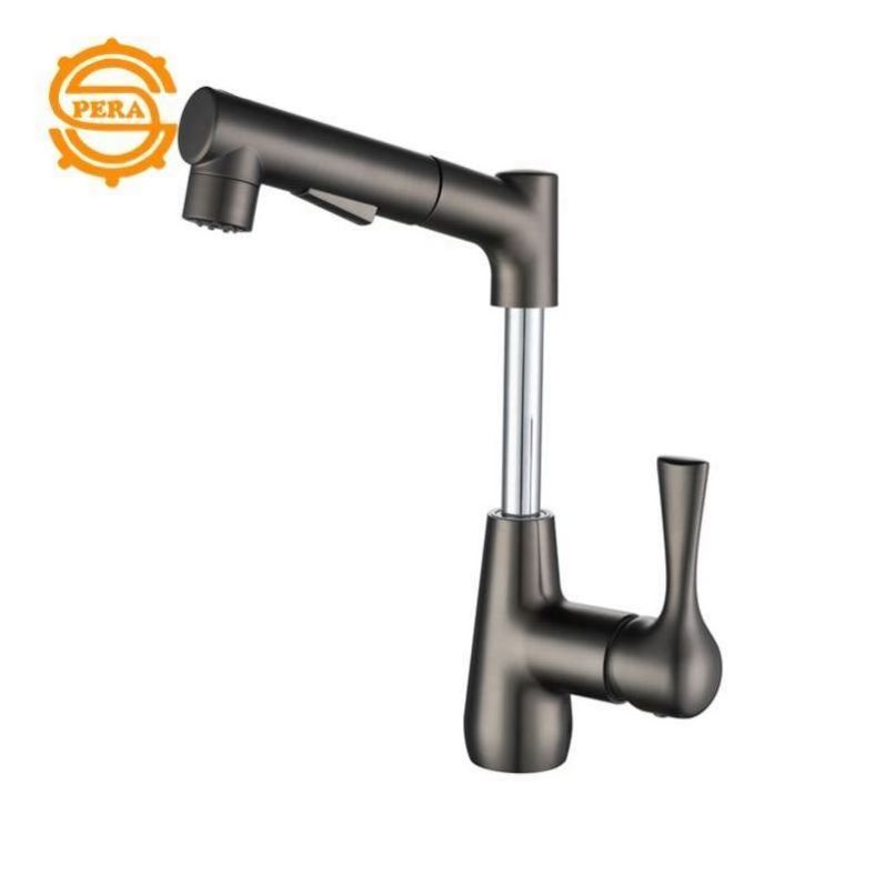 Modern bathroom deck mounted chrome single handle wash water basin sink tap faucet p l out with shower