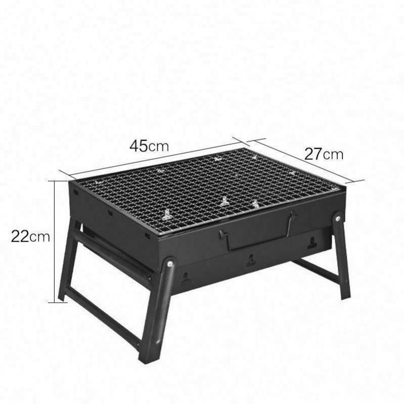 BBQ Grill,Portable BBQ Charcoal Grill Foldable BBQ Tool Kits,Charcoal Barbecue Grill Smoker Grill