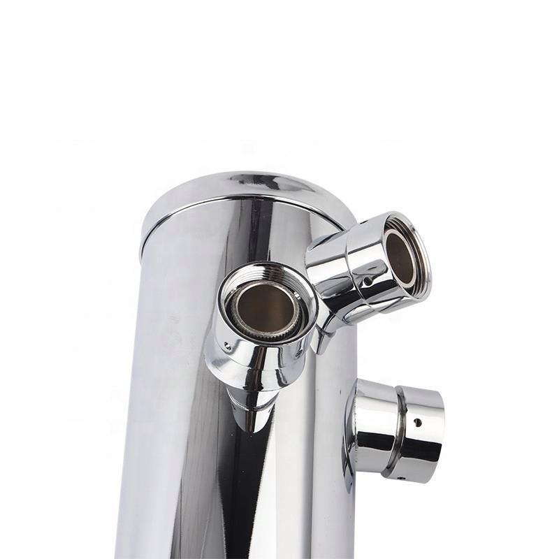 Stainless Steel Beer Dispenser Draft Beer Kegerator Tower Kit with Faucet Double Tap Beer Tower Set used for Soda