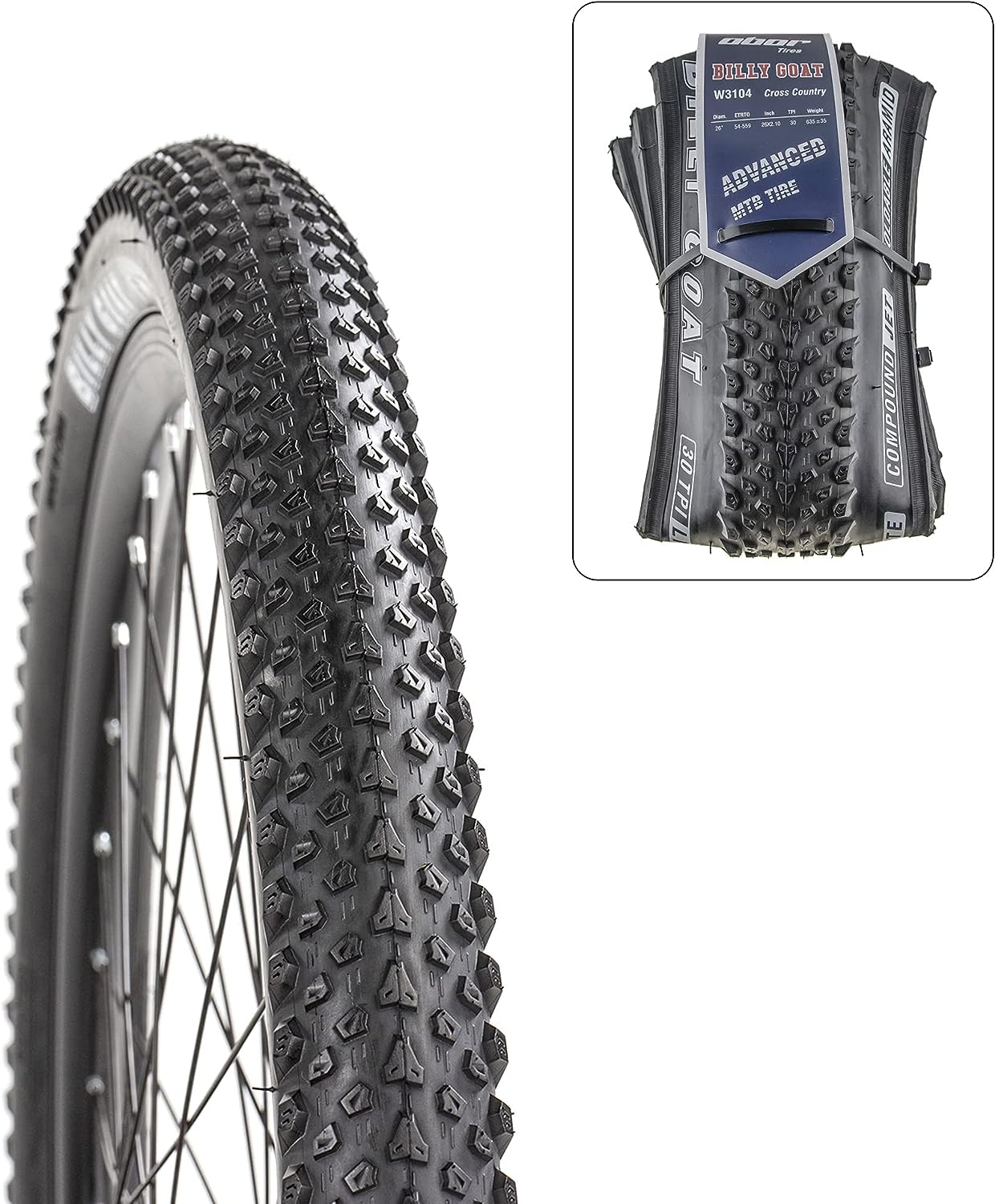 Phoenix Durable 26 Inch Bicycle Tyre 26 * 2.125 Highway Mountain Bicycle Tyre  US Warehouse stock