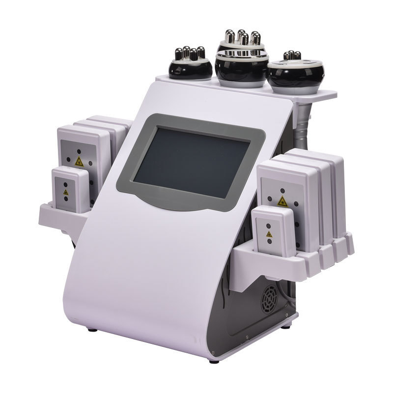 Professional RF Lipolaser Pad Machine 6 in 1 Multifunctional System Fat Reducing Machine for Body Slimming Equipment