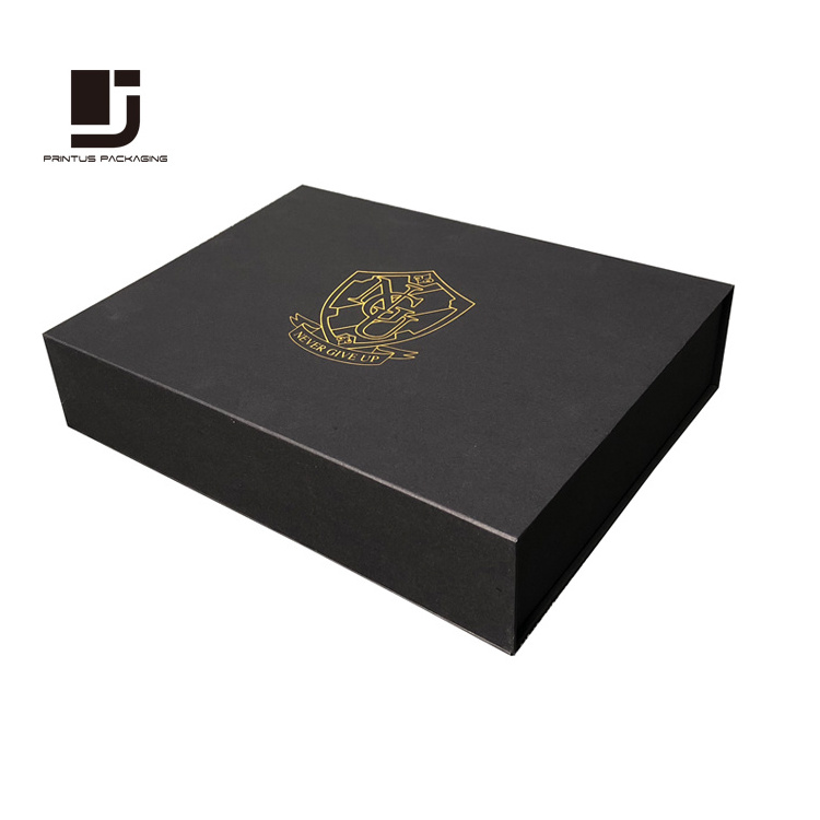 high quality black box packaging for jacket