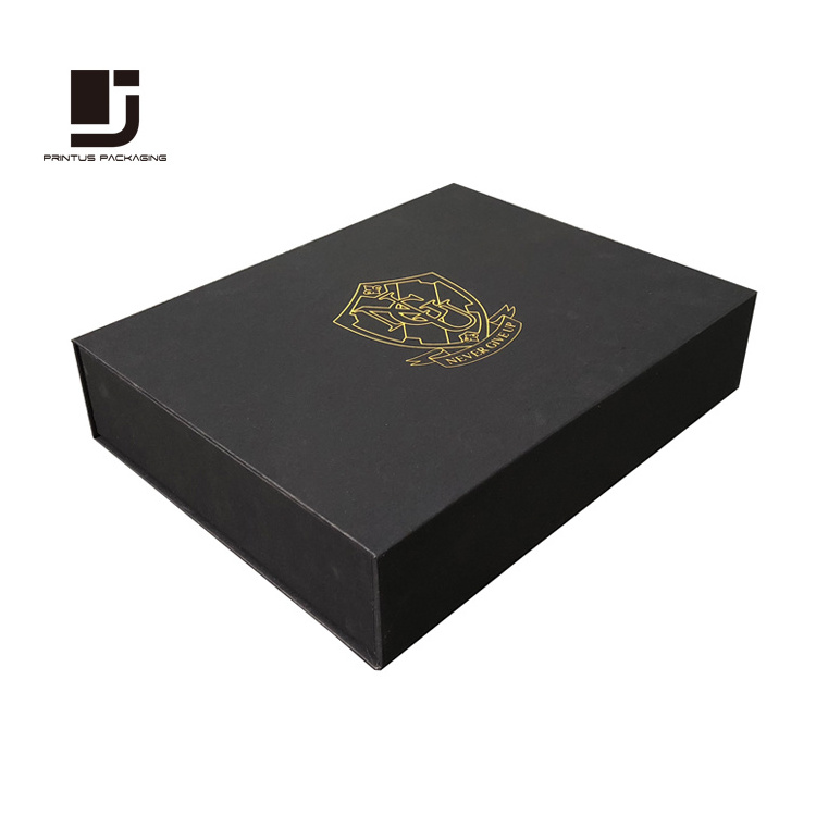 high quality black box packaging for jacket