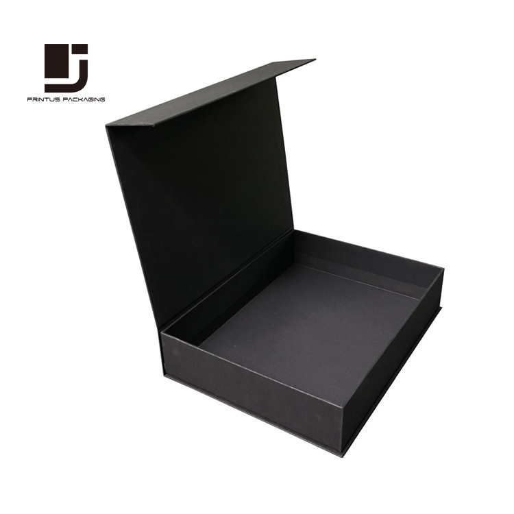 high quality black box packaging for jacket