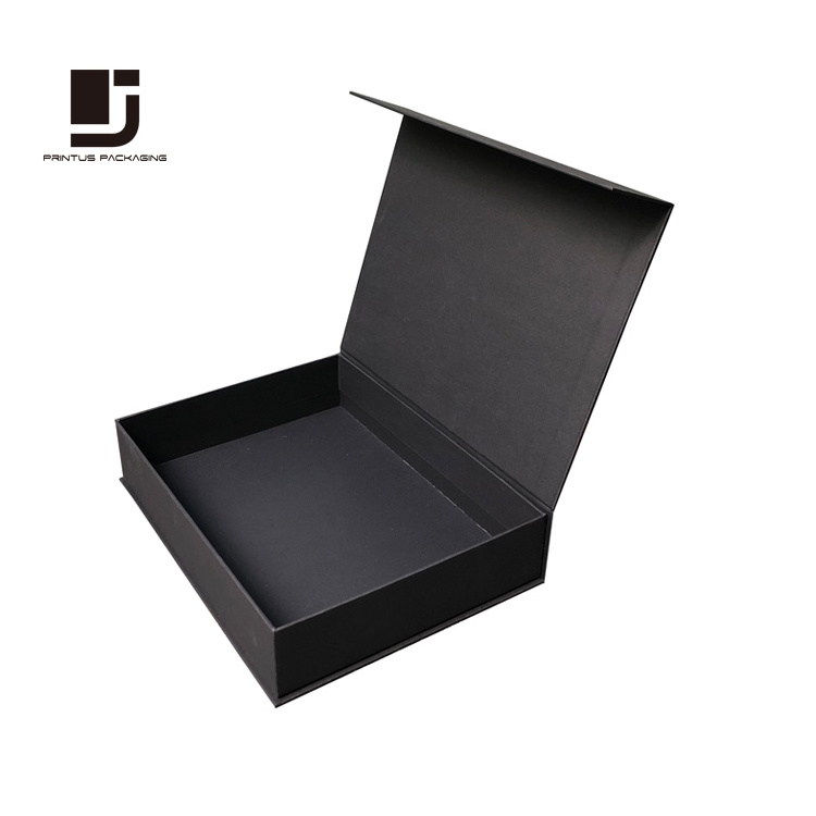 high quality black box packaging for jacket