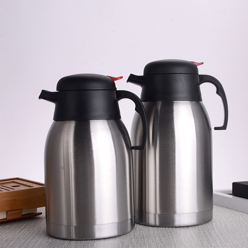 Thermal Coffee Carafe 68 Oz Stainless Steel Thermal Insulated Carafes Double Walled Insulated Vacuum Flask, Vacuum Jug