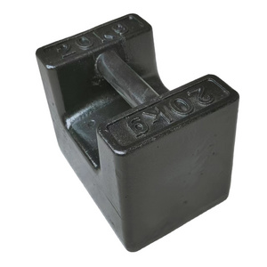 OIML standard stackable 20kg test weights M1 20kg cast iron calibration weights for crane