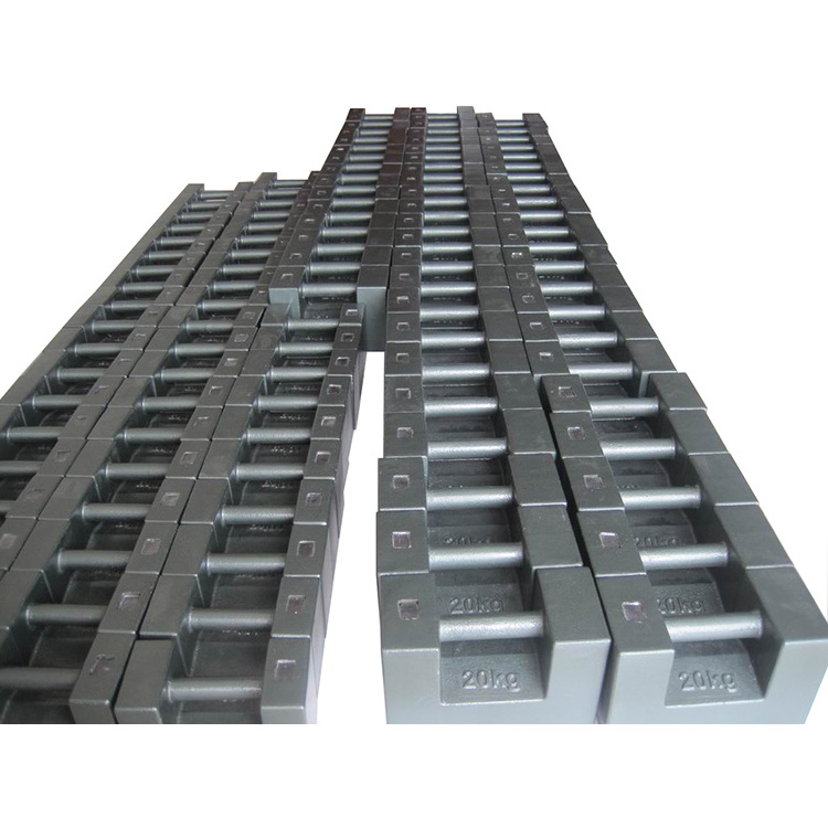 OIML standard stackable 20kg test weights M1 20kg cast iron calibration weights for crane