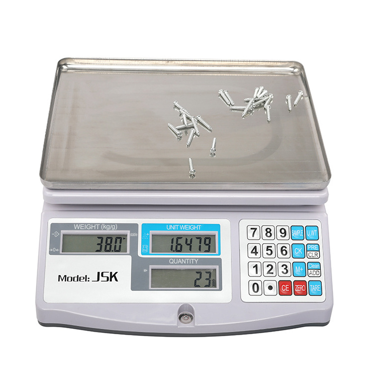 RS232 Interface Electronic 30kg 1g Digital Industrial Counting Scale