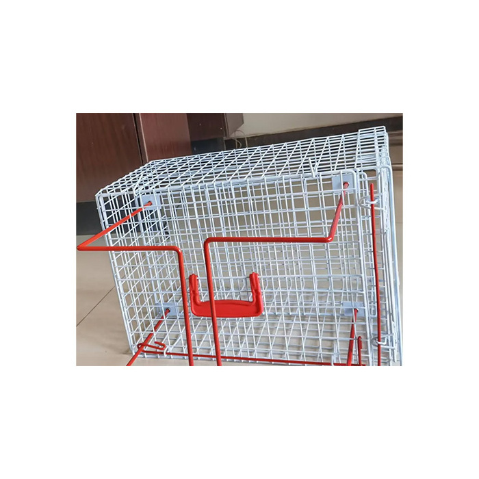 Pujia PJDZ-02 stainless steel wire veterinary portable injection cage for cat