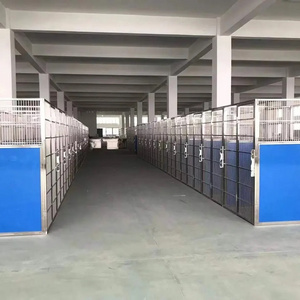 Dog kennel runs PUJIA factory Wholesale customize Stainless steel Walk-in cage System Large Dog dog kennel runs