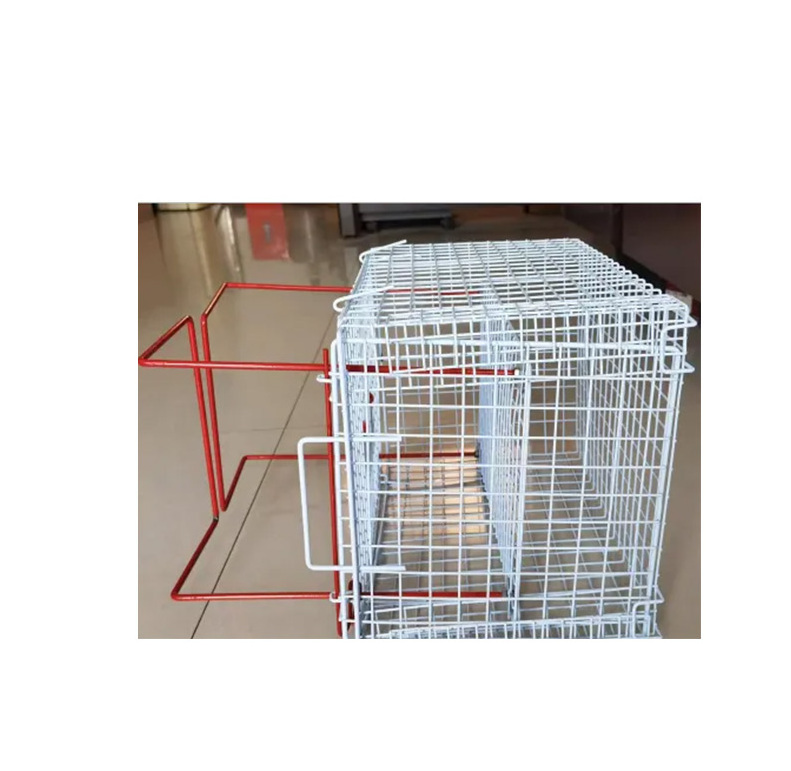 Pujia PJDZ-02 stainless steel wire veterinary portable injection cage for cat