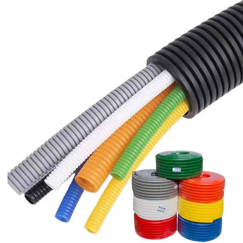 Factory supply AD13 NyLon PA6 corrugated flexible cable hose pipe corrugated hose