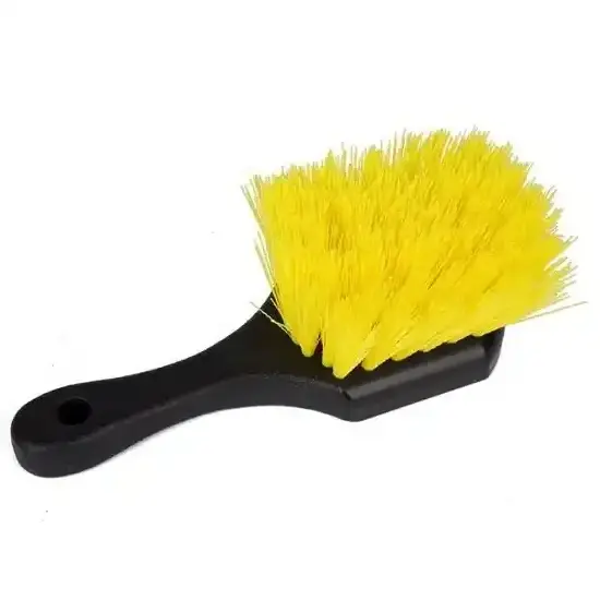 Car Wash Tire Brush Premium Quality Wheel Tire Rim Scrub Brush Stiff Synthetic Bristles Tire Shine Brush For Car Cleaning