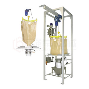 Large bag discharge type manual bag removal station