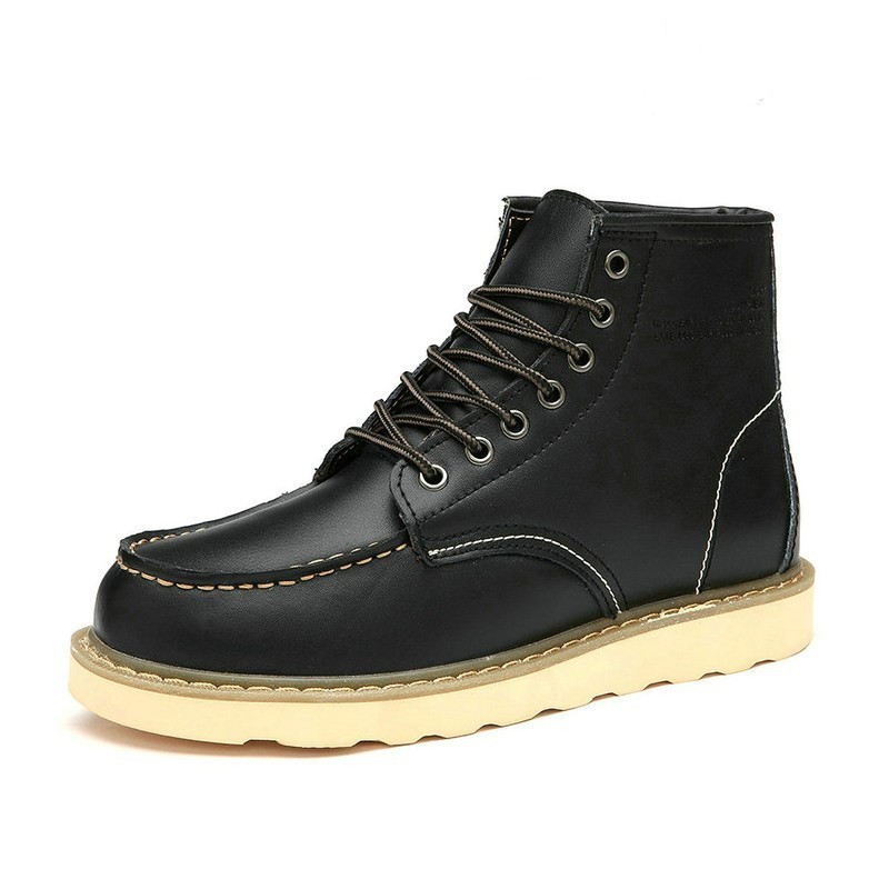 Hot trend high top men Martin boots tooling casual leather boots for men and women