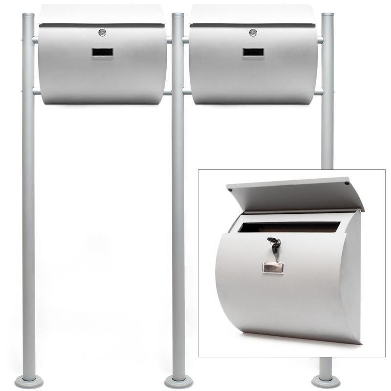 Custom stainless steel mailbox outdoor