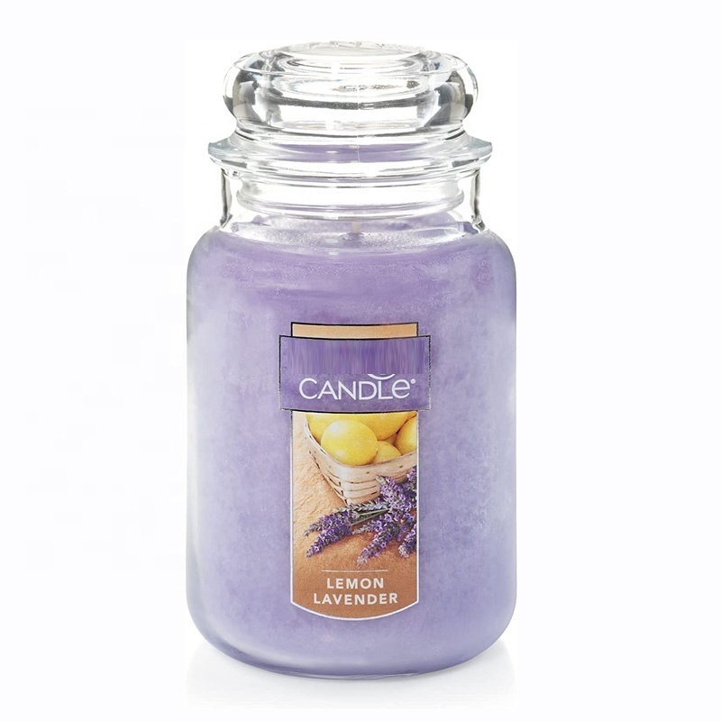 Candle Vanilla Cupcake Scented, Classic 22oz Large Jar Single Wick Candle, Over 110 Hours of Burn Time