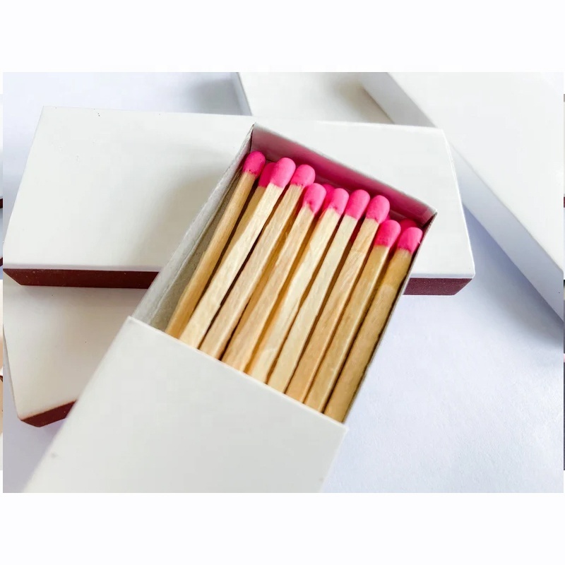 Matches Box Striker (12ct per box) Matchboxes | Colored Matches Long Candle Matches