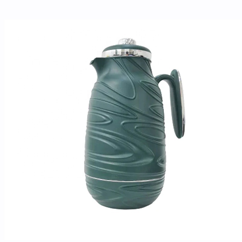 Manufacturer Free Sample NEW Arrival Arabic Coffee pot Vacuum Insulated Thermal Plastic thermo jug with Glass inner