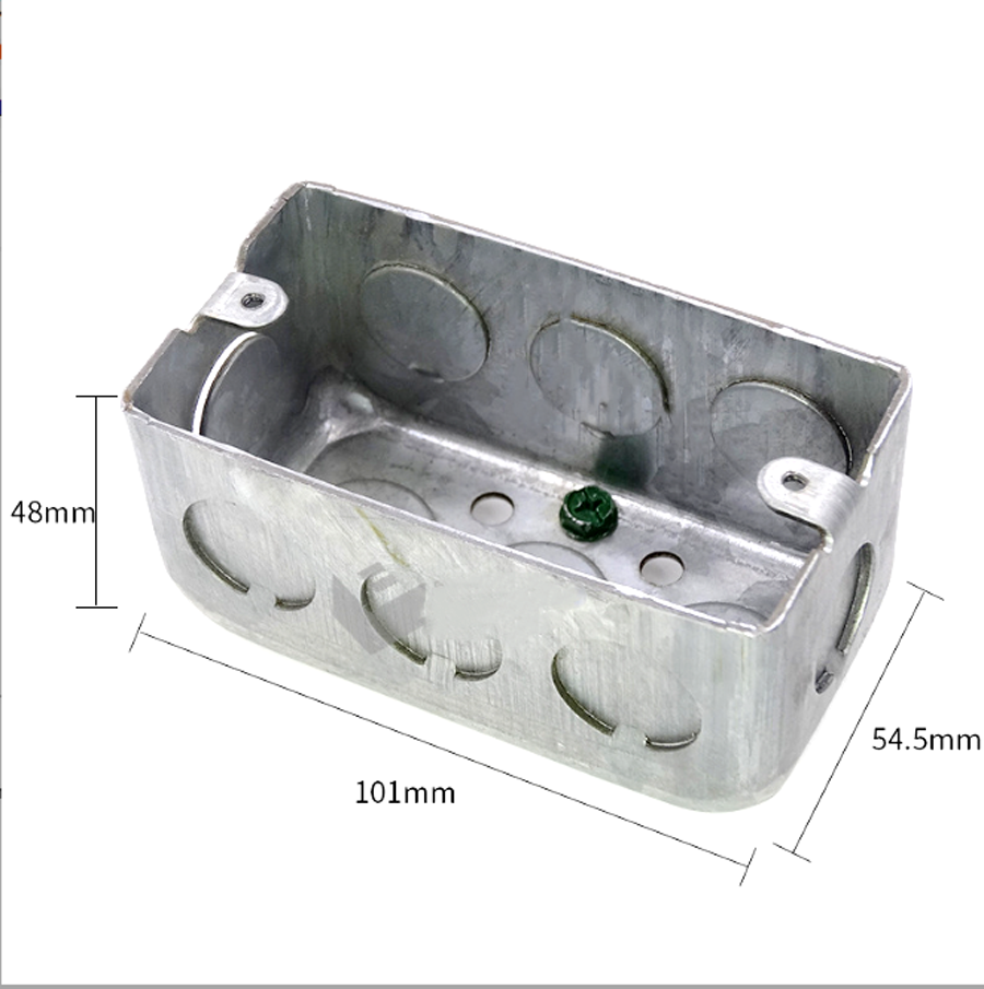 3x3 4x4 gi conduit boxes electrical galvanized junction stainless steel metal cable socket&switch outlet box