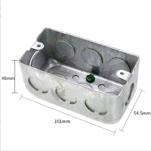 3x3 4x4 gi conduit boxes electrical galvanized junction stainless steel metal cable socket&switch outlet box