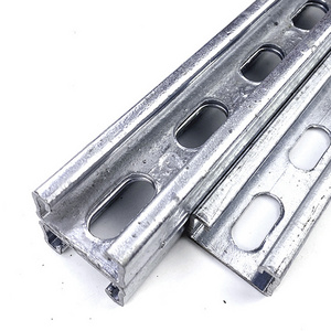 Different Shaped Holes C Channel For Rack Galvanized C Channel For Rock Slotted SteeI C Channel