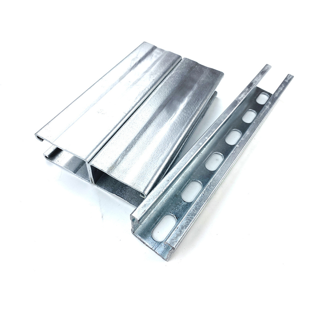 Different Shaped Holes C Channel For Rack Galvanized C Channel For Rock Slotted SteeI C Channel