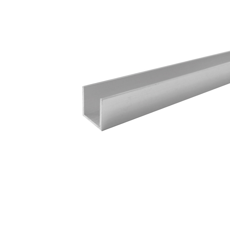 U channel aluminium rail 6063 U-shape Aluminum Channel Solar Panels Mounting profiles