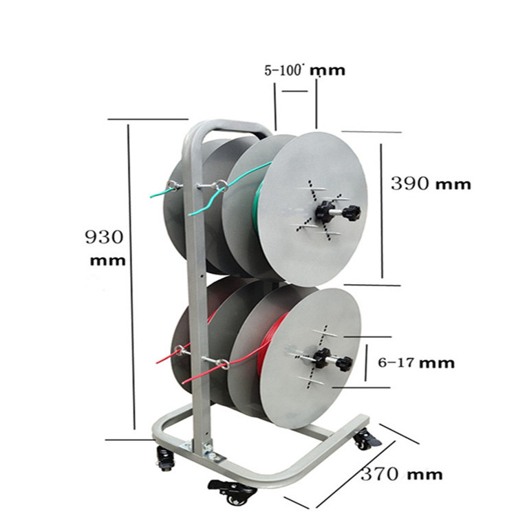 Qipang low price vertical wire uncoiler horizontal device pay off reel rack shelf pay off stand cable pay off machine for sale