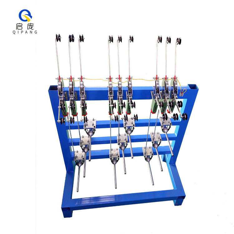 QIPANG Double-head tension pay-off stand shaftless wire pay-off machine Pay-Out Machinery double spool Type payoff machine