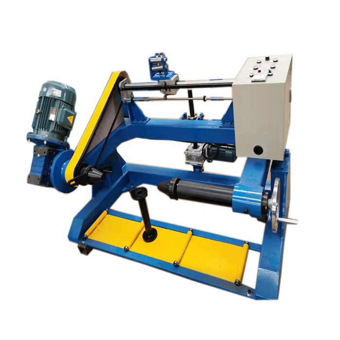 China manufacturer Qipang TC800 spool winding machine  large wire cable rewinding take up pay off cable machine