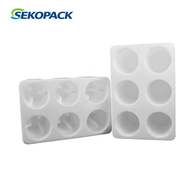 EPS Foam Box Styrofoam Factory Cooler for 6 Bottle Wine Protection Made from Durable EPE Foam Material