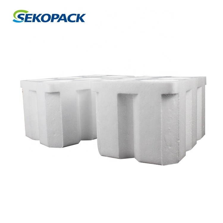 EPS Foam Box Styrofoam Factory Cooler for 6 Bottle Wine Protection Made from Durable EPE Foam Material