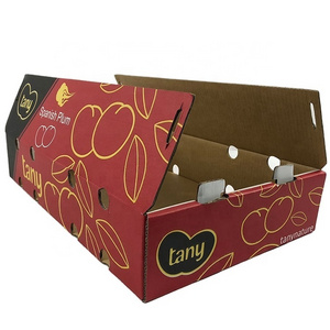 specialized strong fresh fruit box tomato cherry cardboard carton box for fruit and vegetable